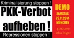 Demo gegen das PKK-Verbot & Solidarität mit dem Widerstand in Kobanê und Sengal