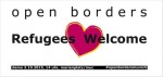 Open Borders - Refugees welcome ! Demo am 3.10. Marienplatz 14 Uhr