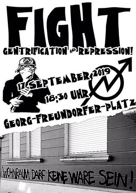Fight repression! Fight genitrification! Solidarity for Max!