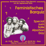 Barrio-Abend mit Quiz zum Safe Abortion Day