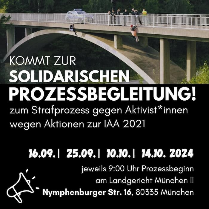 Strafprozess gegen IAA-Aktivist*innen