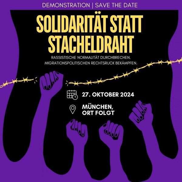 Solidarität statt Stacheldraht