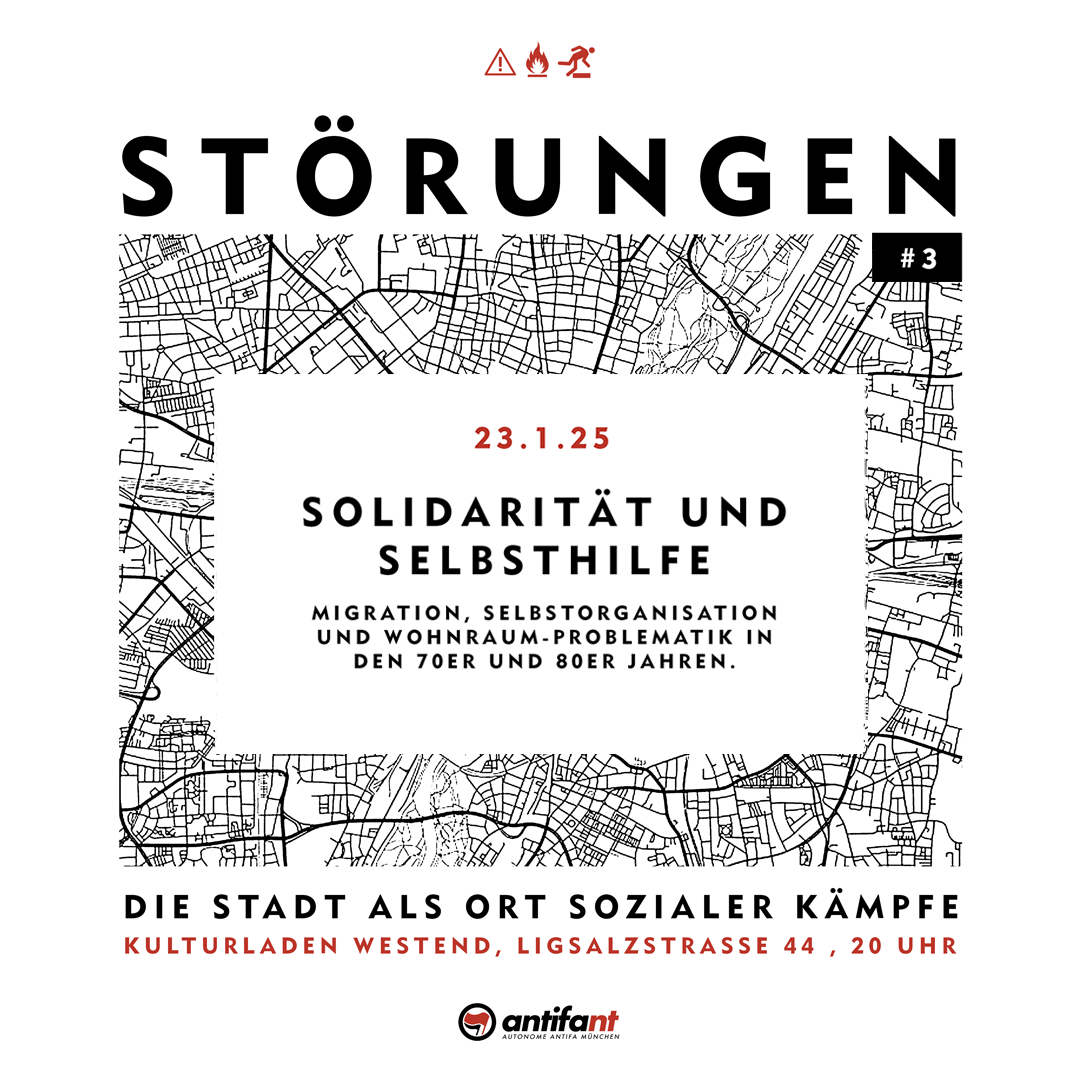 Störungen #3: Solidarität und Selbsthilfe – Migration, Selbstorganisation und Wohnraumproblematik in den 70er und 80er Jahren