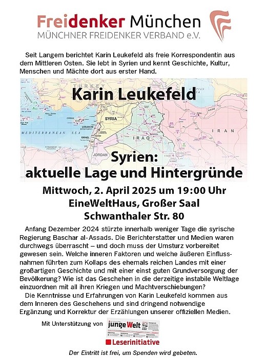 Karin Leukefeld - Syrien: aktuelle Lage und Hintergründe