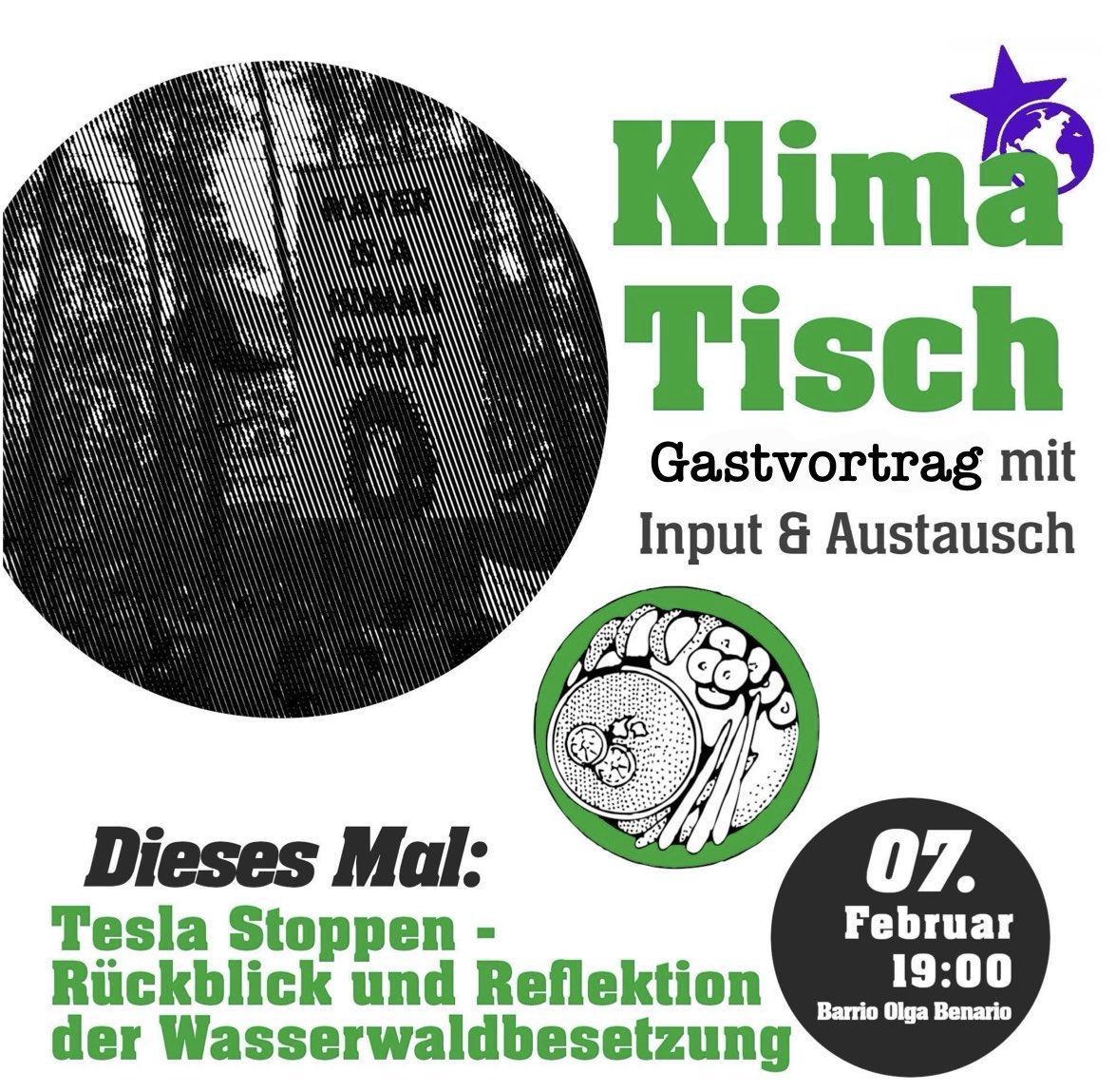 KlimaTisch: Besetzung in Grünheide – Rückblick und Reflexion der Besetzung