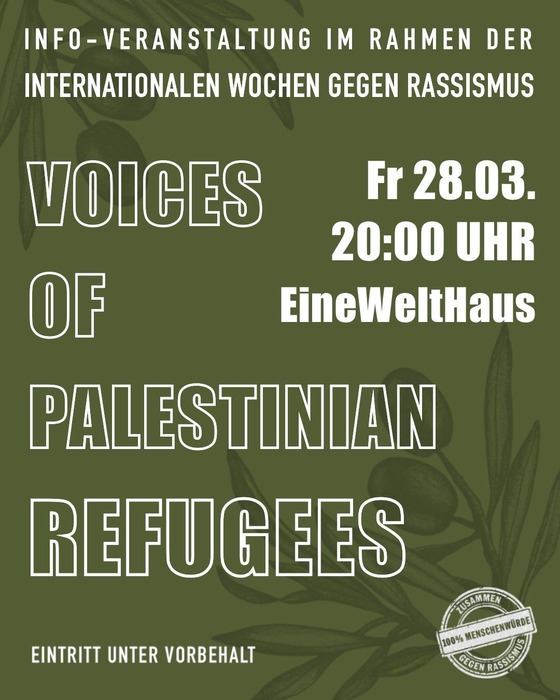 Voices of Palestinian Refugees